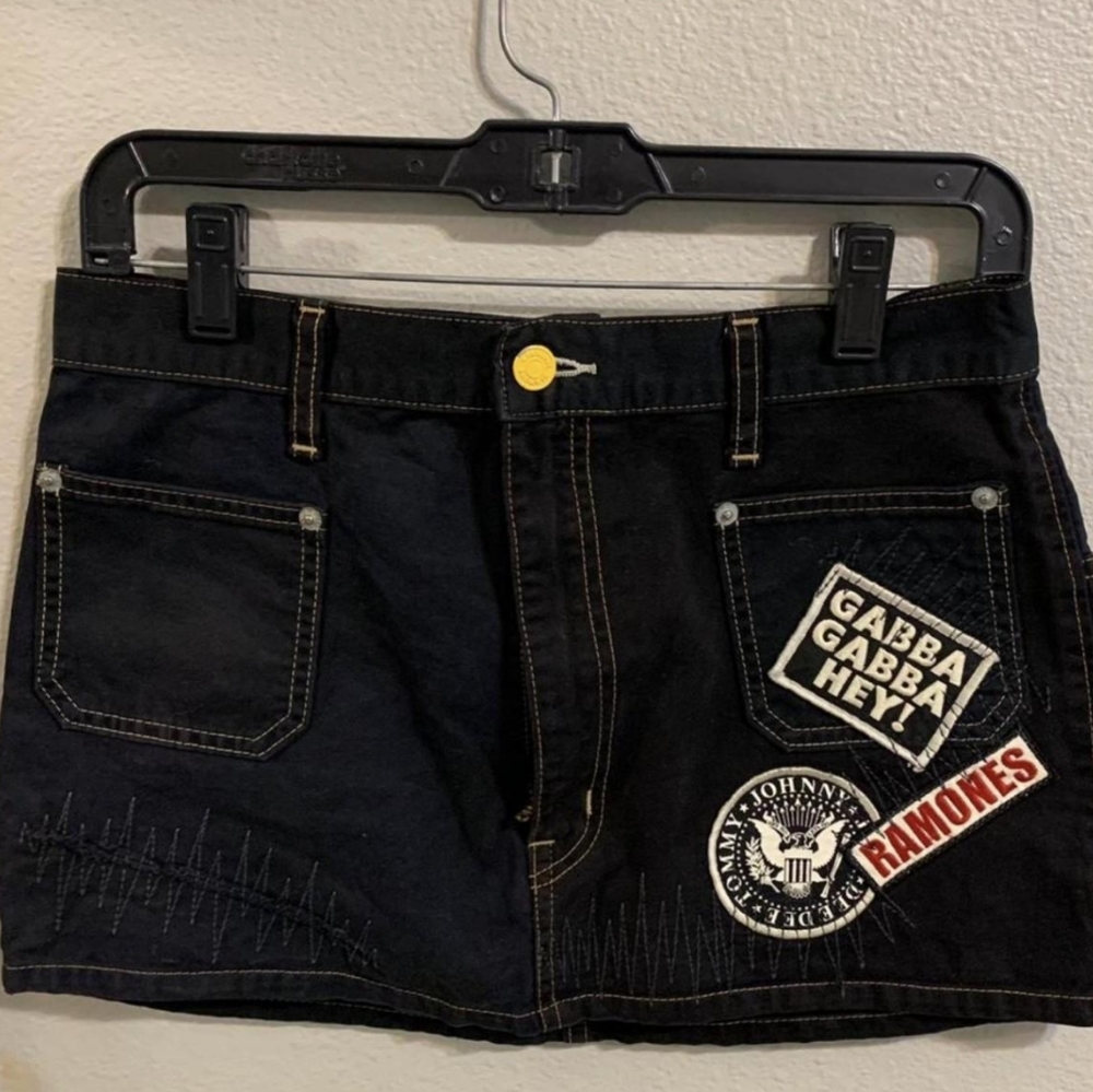 Vintage Hysteric Glamour Patch Skirt